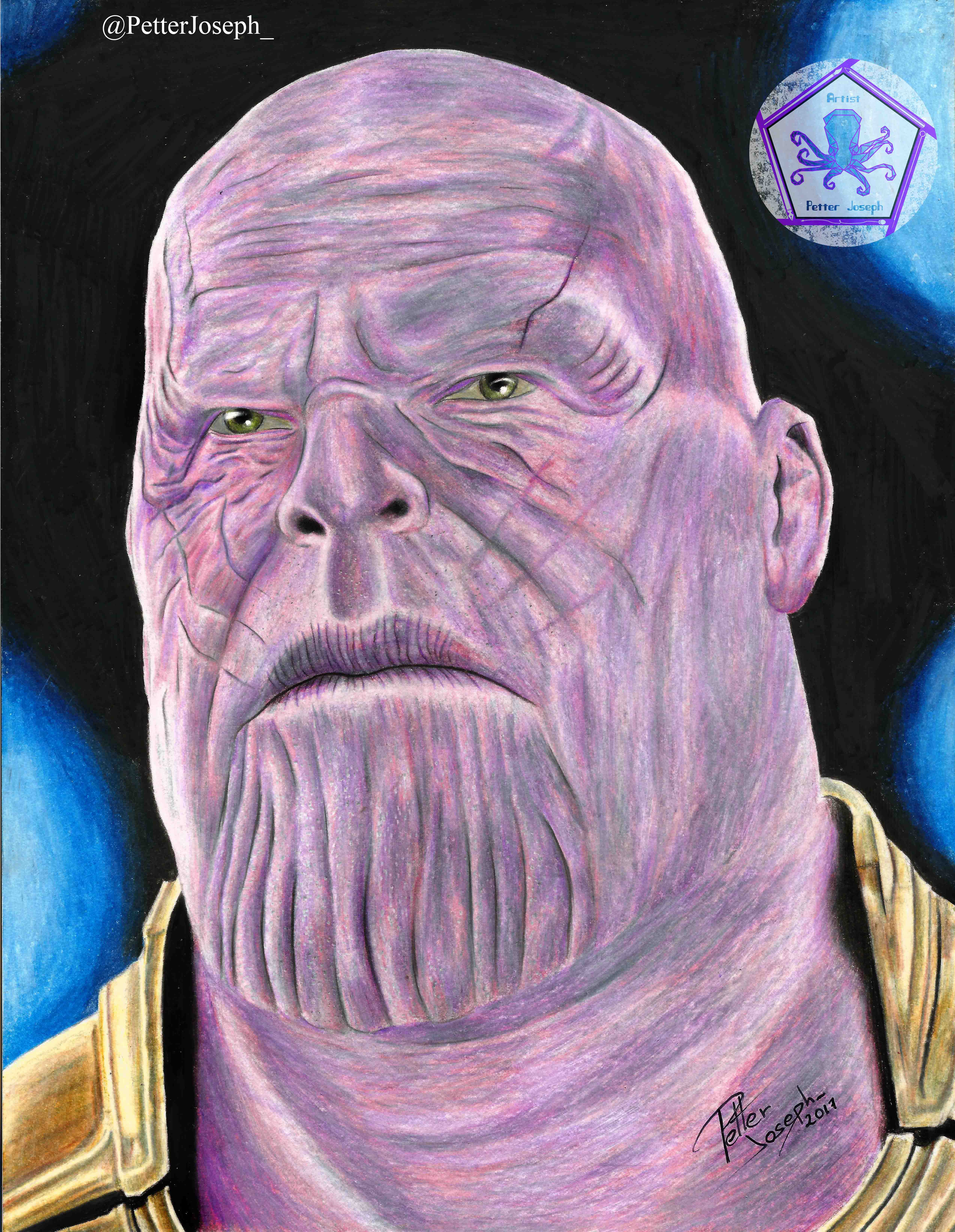 Thanos Victorious by Frank Cho, in Matt M.'s Thanos and Infinity Gauntlet  Art Comic Art Gallery Room