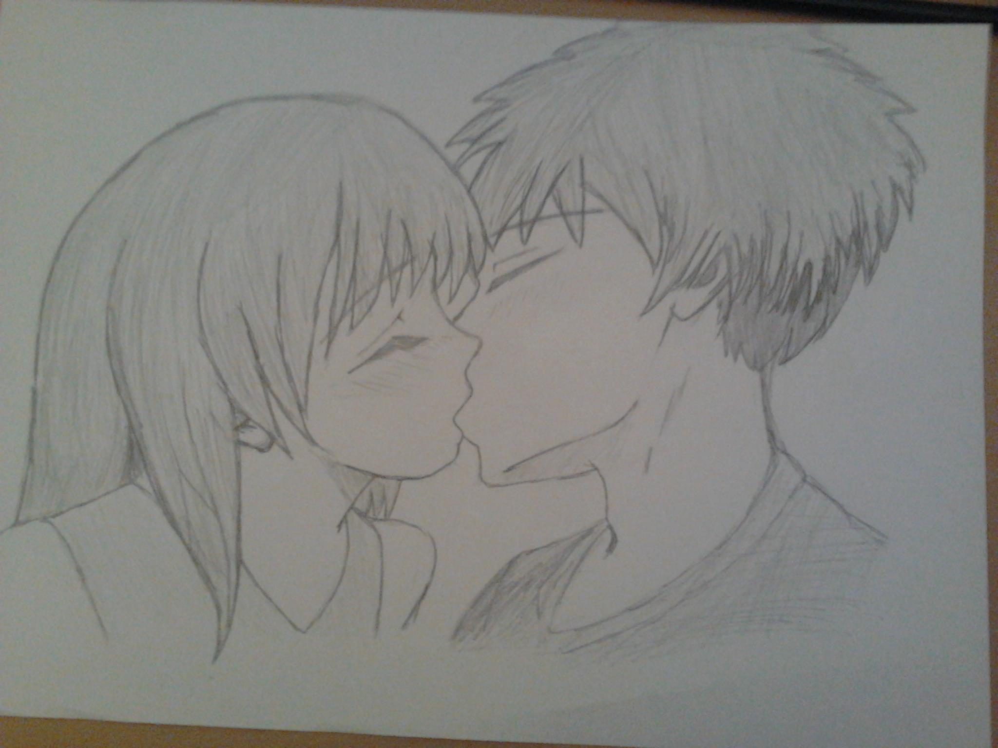 ANIME CHARACTERS KISSING. DREW 6 YEARS AGO — Steemit