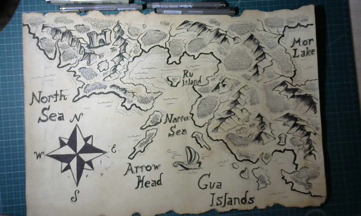 How To Draw A Fantasy Map Map Of The World