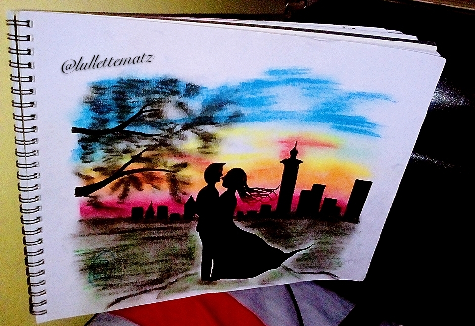 Oil Pastel | Romantic Sunset Painting | Learn to draw with me — Steemit
