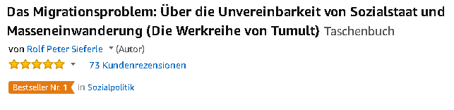 Rolf Peter Sieferle: Das Migrationsproblem - Amazon.DE