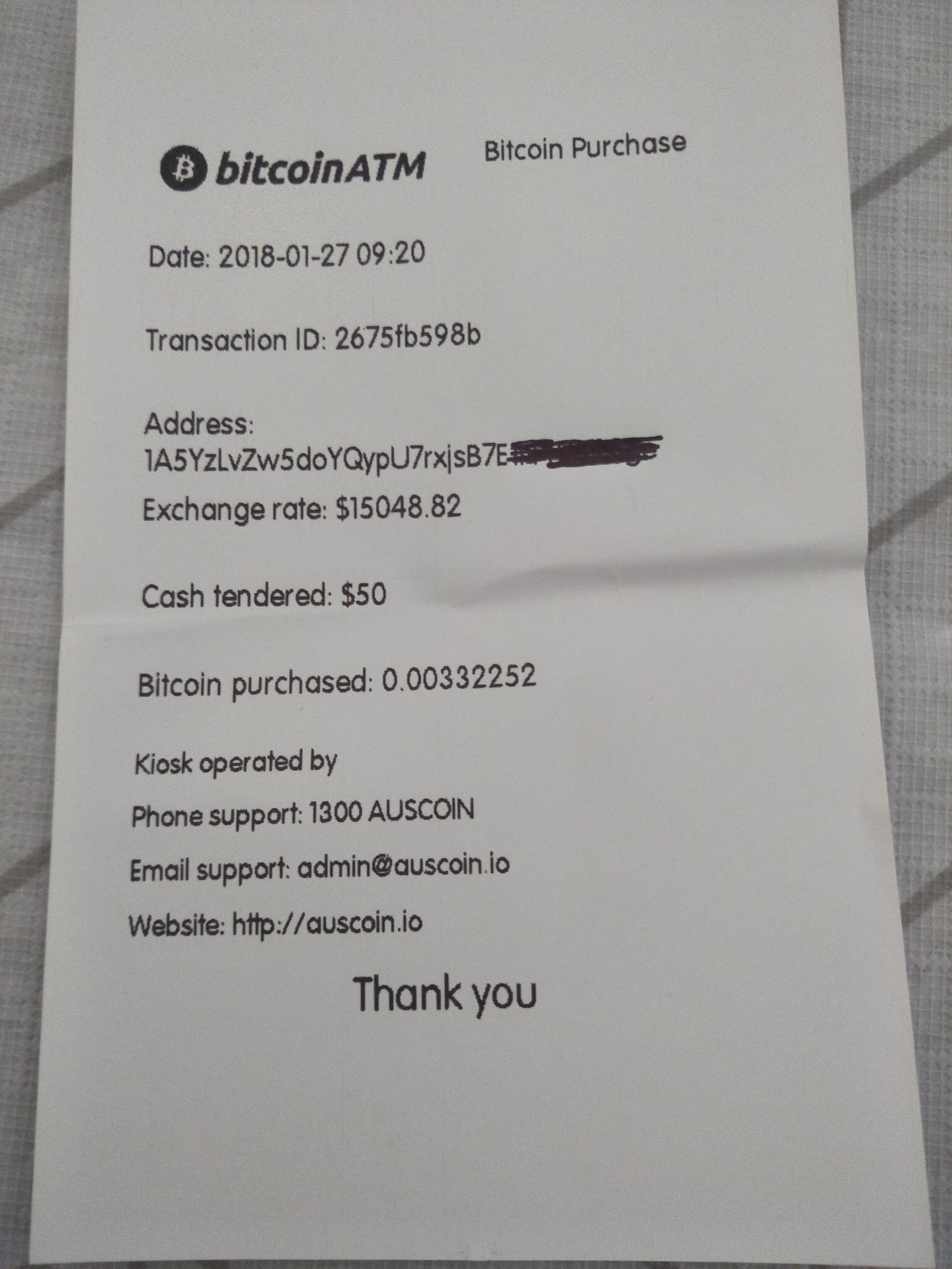 My first time ever using a bitcoin ATM in Australia — Steemit