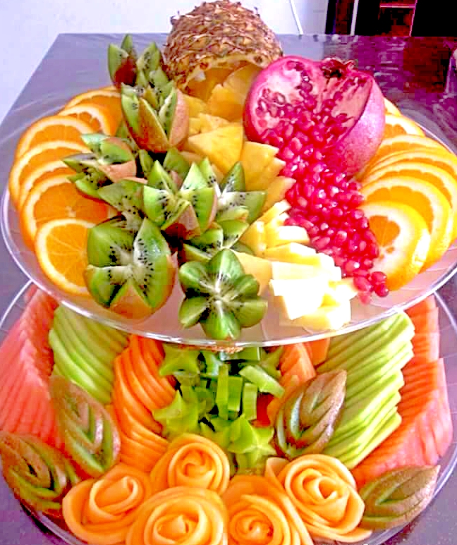 Fruit Salad Decoration And Presentation Fruit Photo Shoot