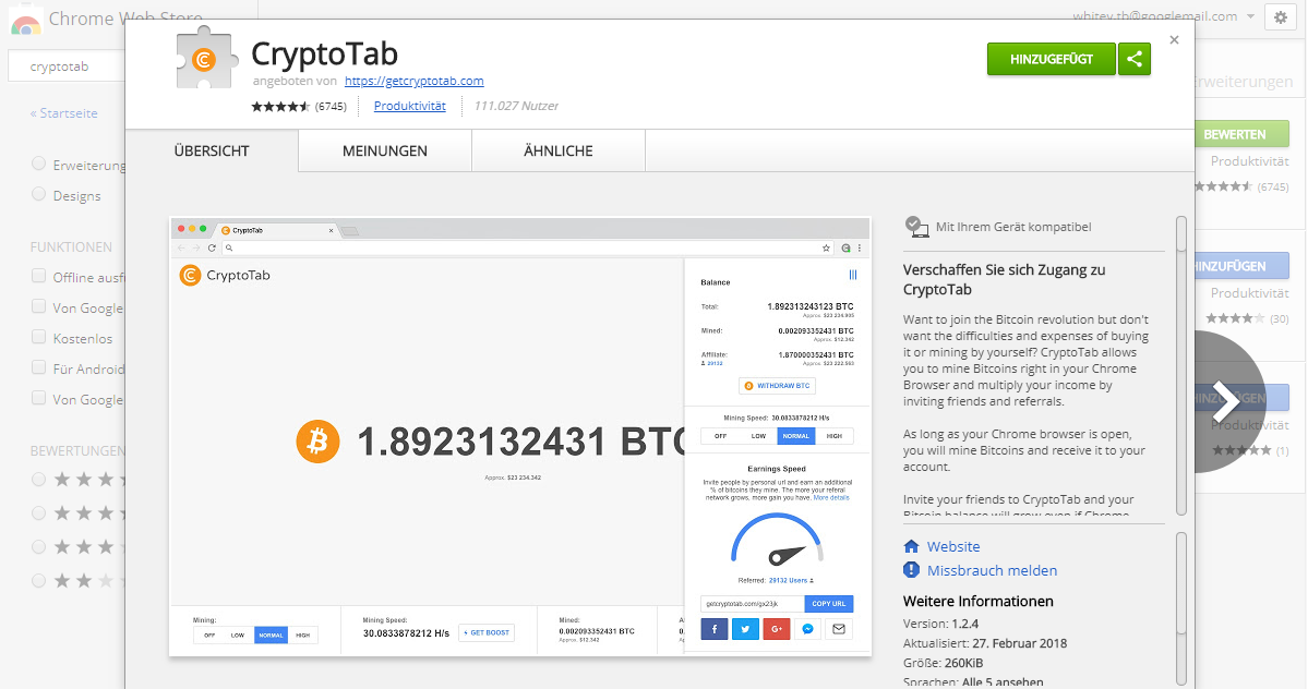 Earn Free Bitcoin For Using Google Chrome Steemit - 