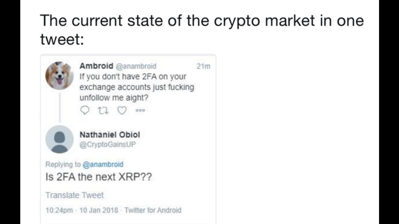 Funny Crypto Tweet! — Steemit