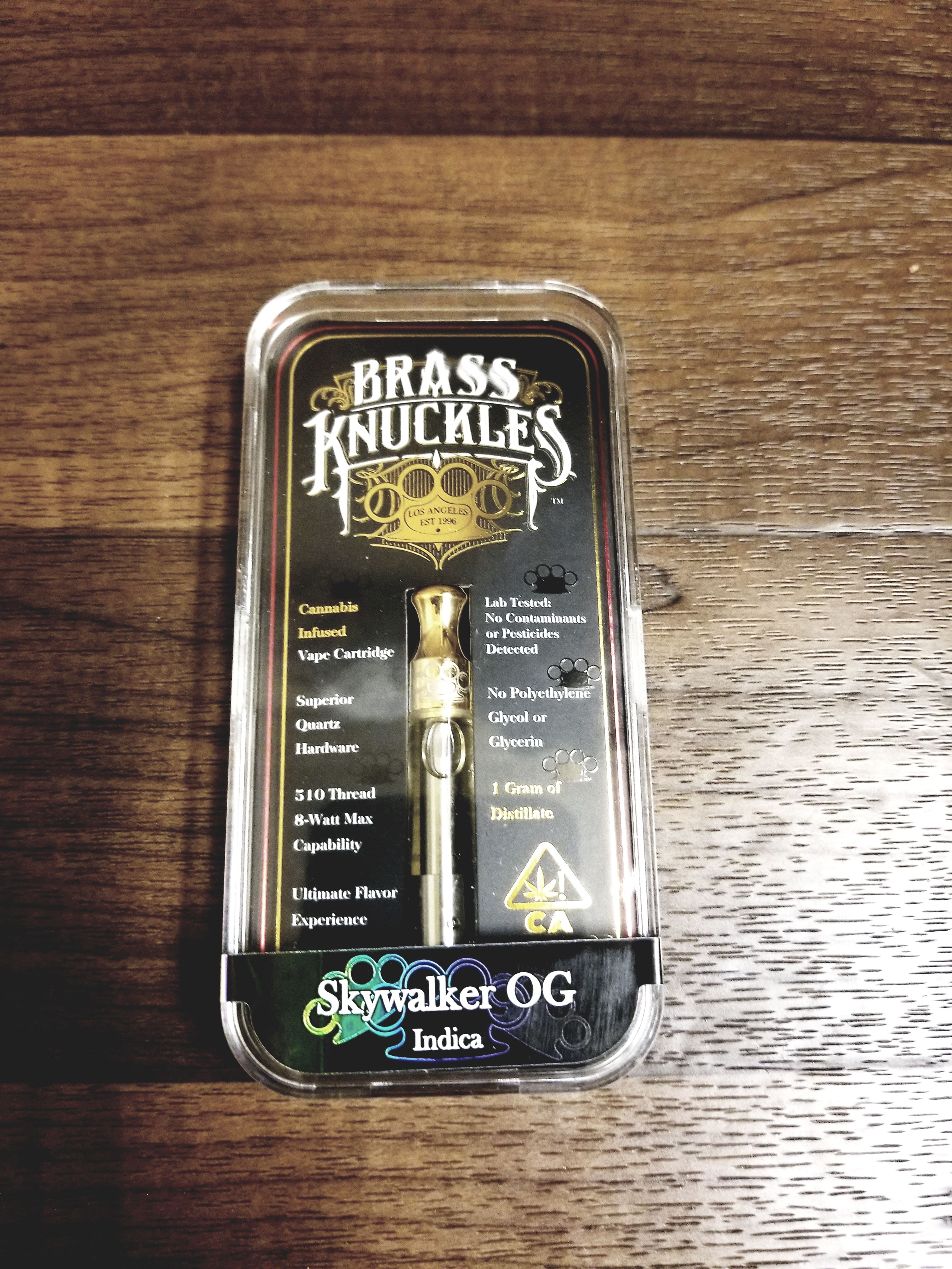 Brass Knuckles Pen + SkyWalker OG 1 Gram — Steemit