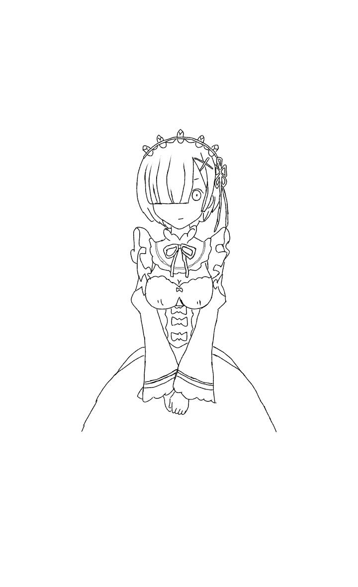 Drawing Fan Art Rem Rezero — Steemit
