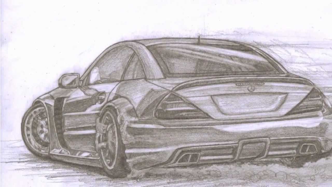 Drawing My Dream Mercedes Steemit