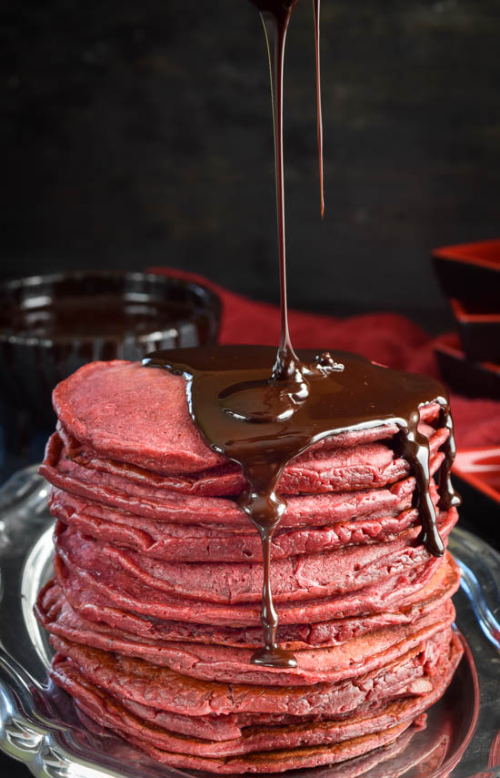 All-Natural Red Velvet Pancakes with Dark Chocolate Mocha Syrup (4).jpg