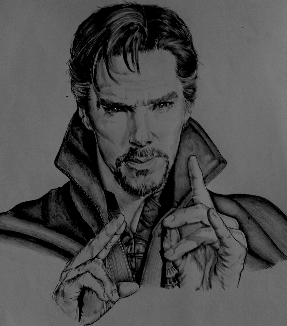 AbhiSketch - Pencil art of Dr. Strange ( Benedict... | Facebook