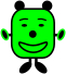 Square Smiley face green black plus.jpg