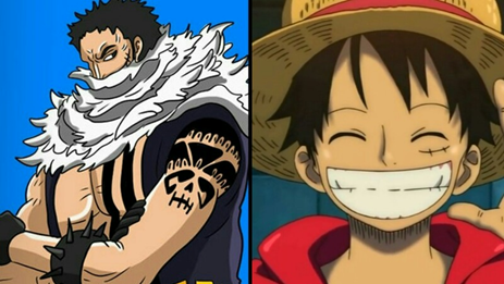 Luffy vs. Katakuri  Manga vs anime, One piece images, One piece anime