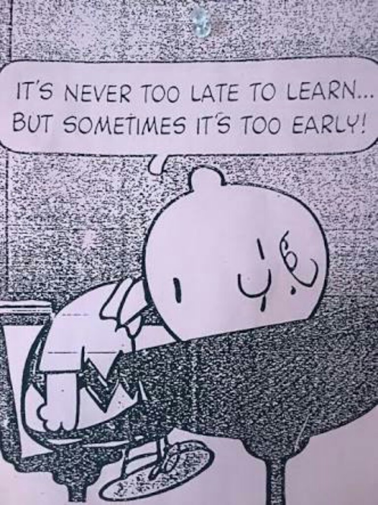 It is never too. Its never too late to learn. It's never late to learn. Never late to learn. Never to late.