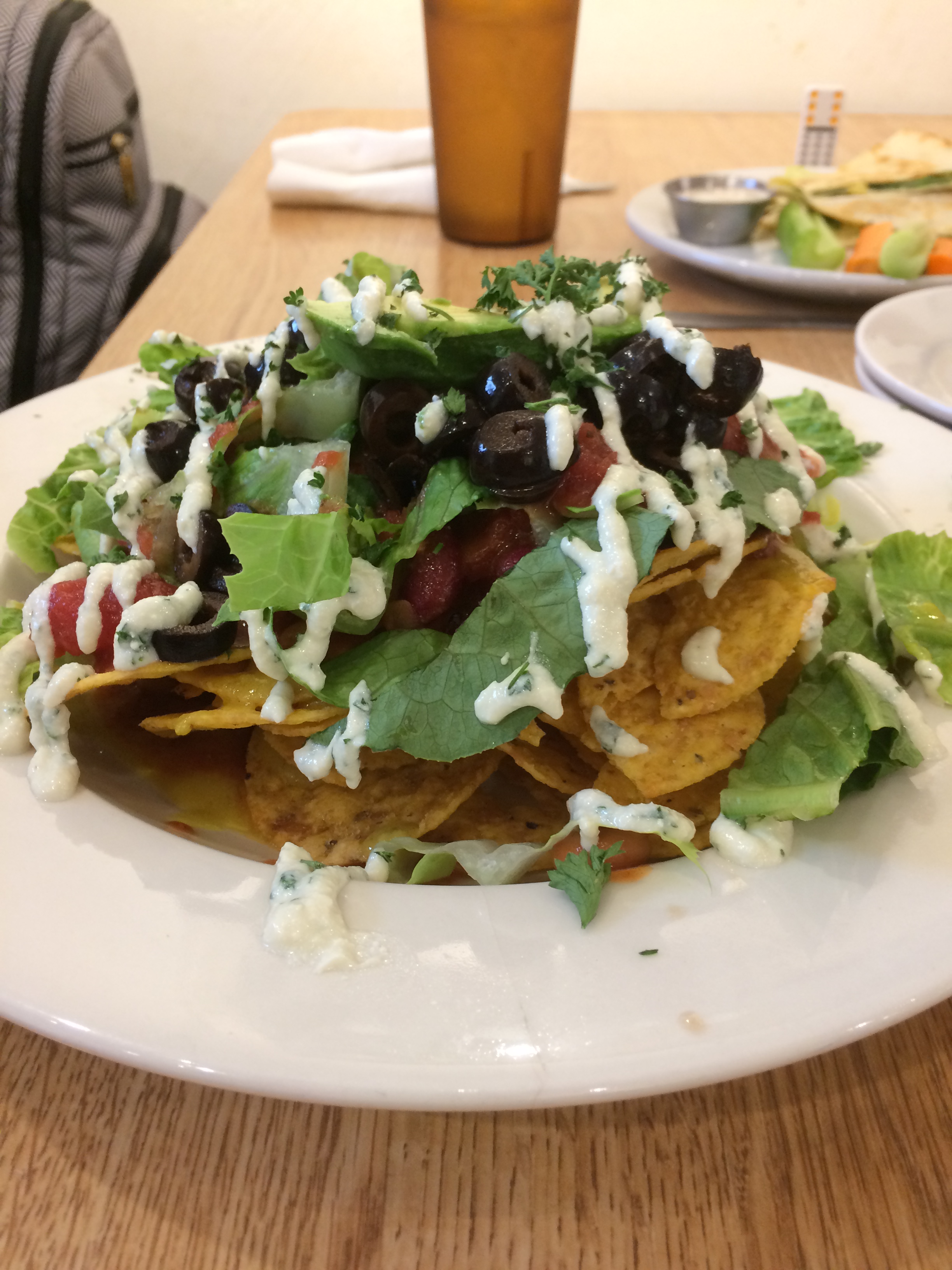 Nachos Close Sluggo's North Vegetarian Cafe in Chattanooga, Tennessee.JPG