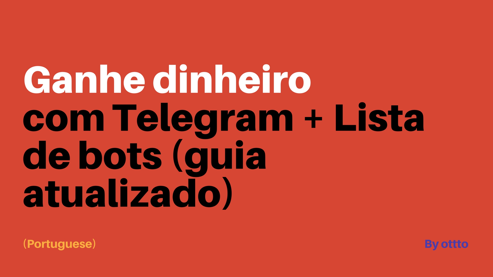 COMO GANHAR MUITO DINHEIRO PELO TELEGRAM BOT (VEJA A DESCRIÇÃO) 