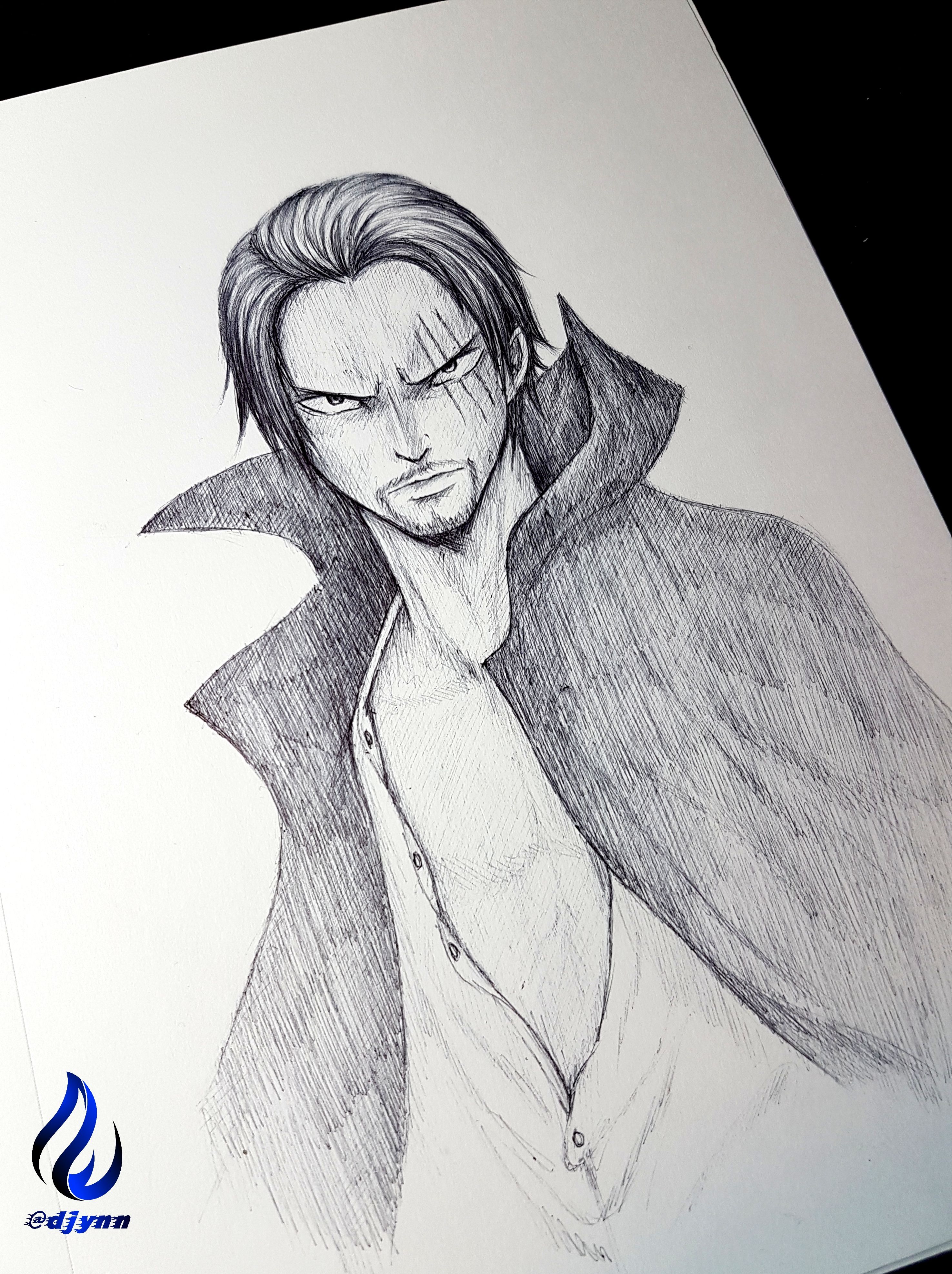 Shanks from One Piece  Female sketch Drawings Art