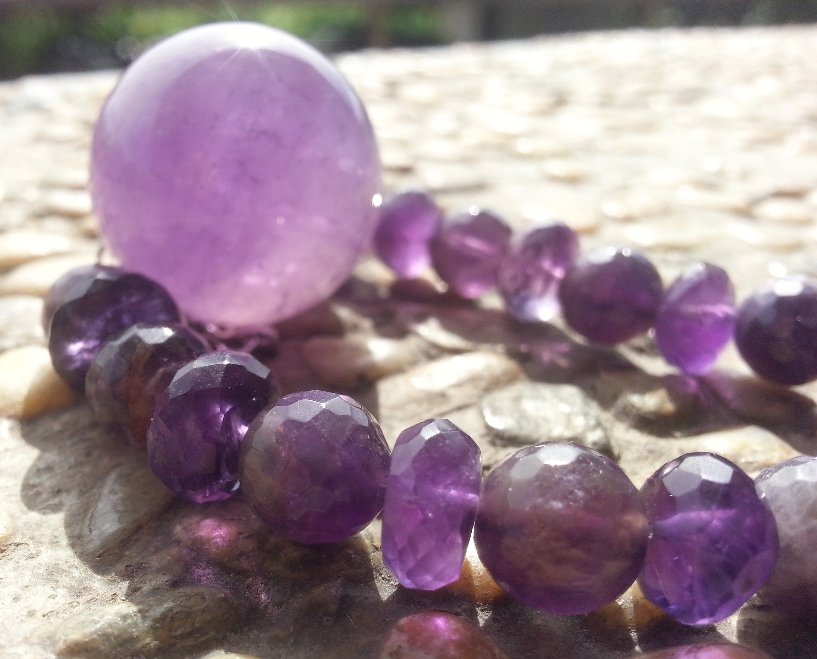 Amethyst Ball with Amethyst and Chevron Amethyst Beads.jpg