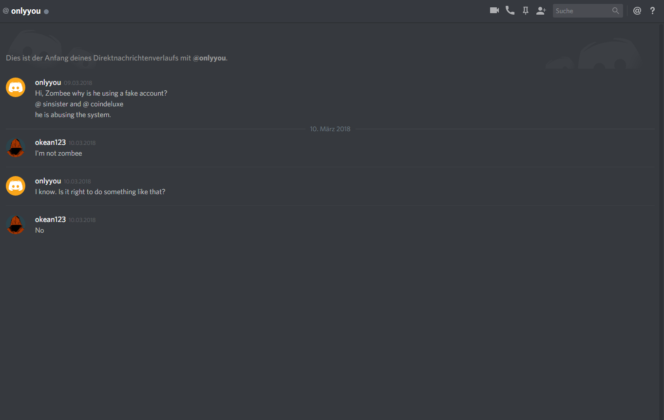 only you, sinister coindeluxe message.png