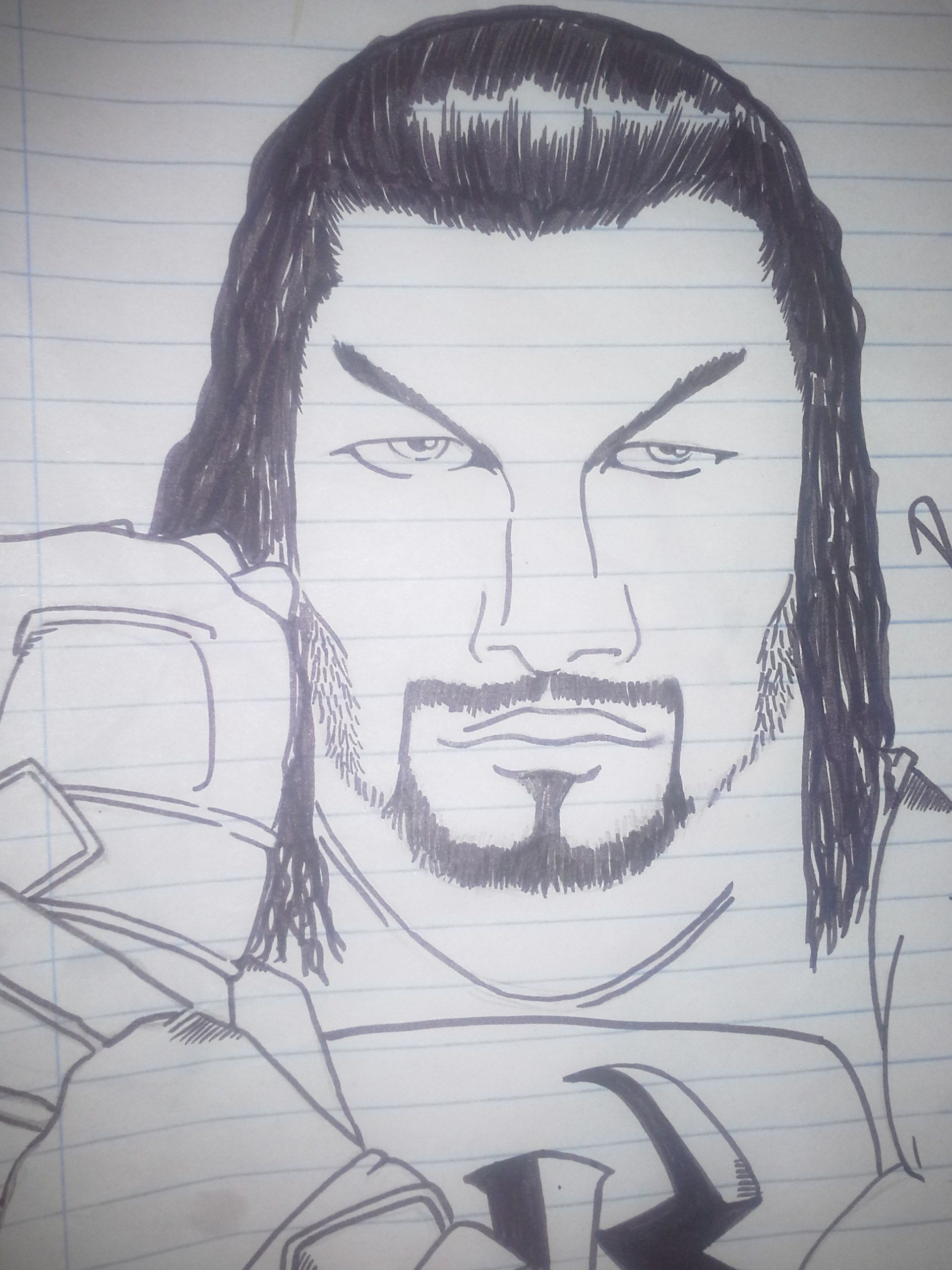 Featured image of post Roman Reigns Sketch Leati joseph joe anoa i born may 25 1985 is an american professional wrestler actor and former professional gridiron football player