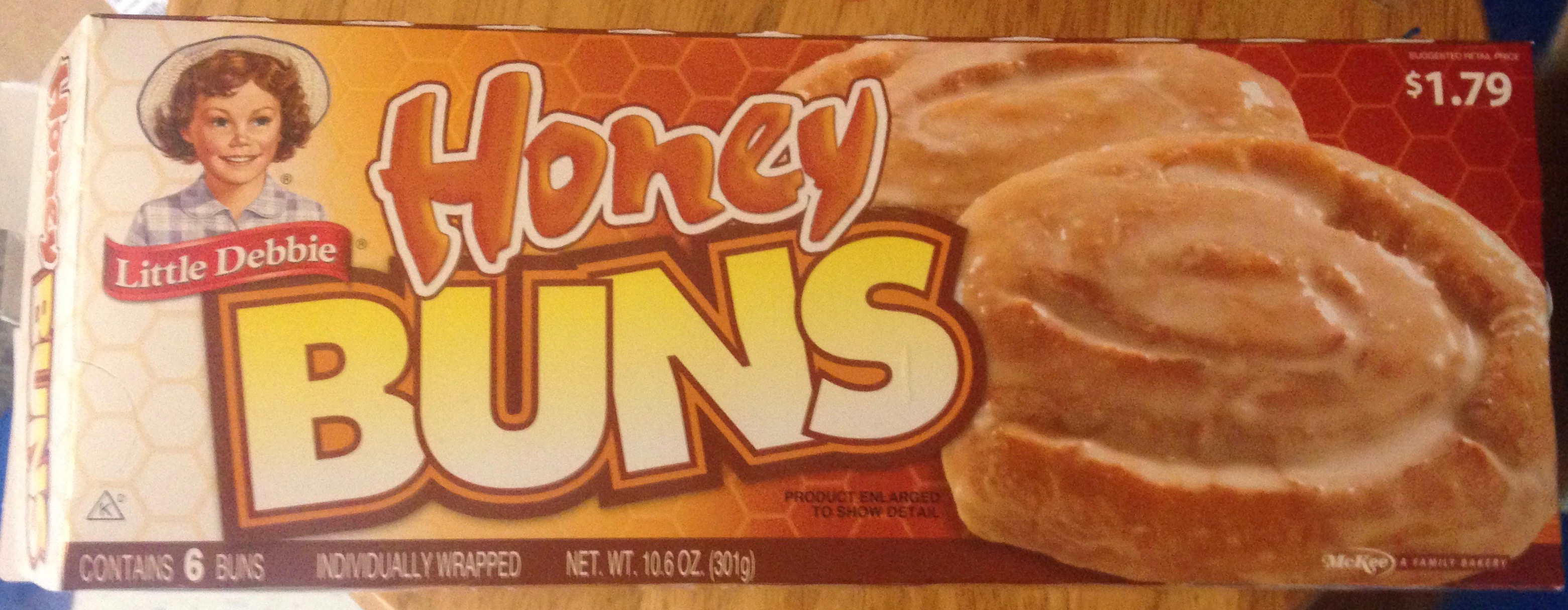 Little Debbie Honey Buns, Individually Wrapped Breakfast Pastries