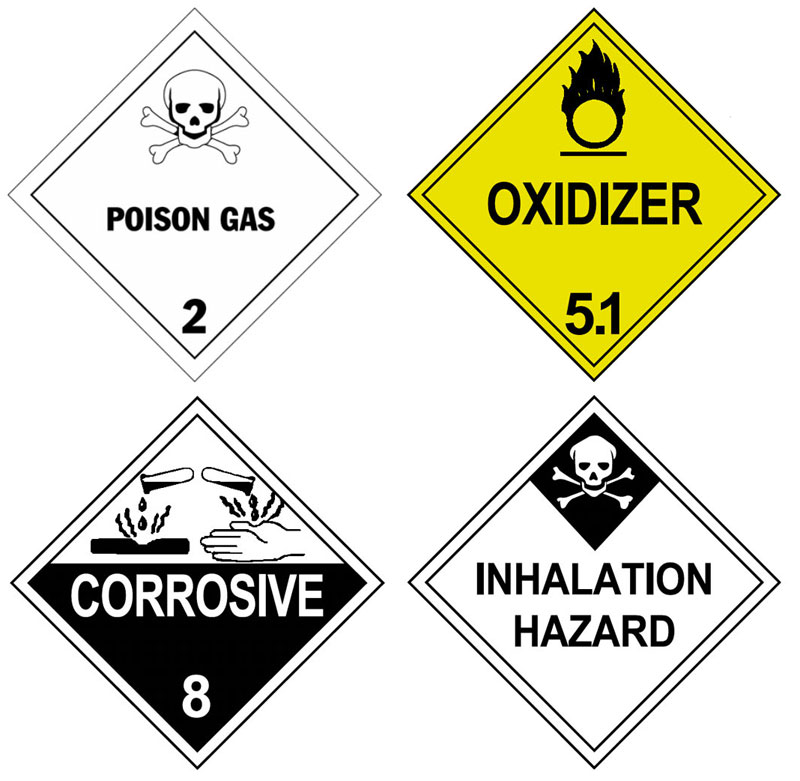 Огнеопасные химические элементы. Toxic Gas. Poisonous.