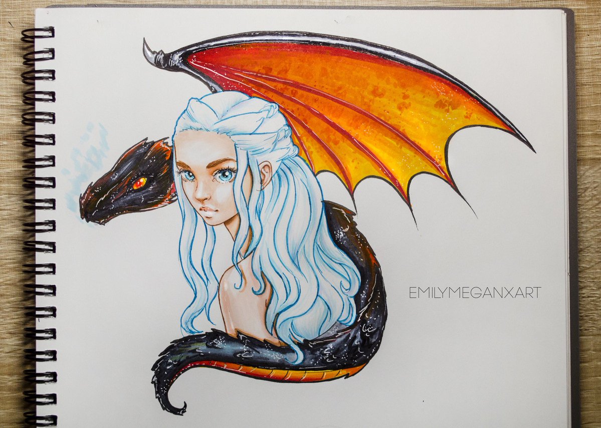 game of thrones dragon drawing