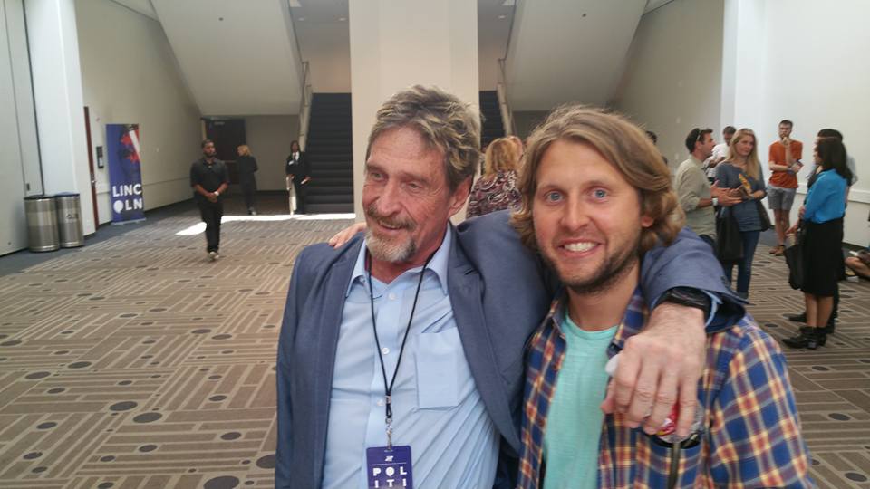 John McAfee and Brendan Wenzel