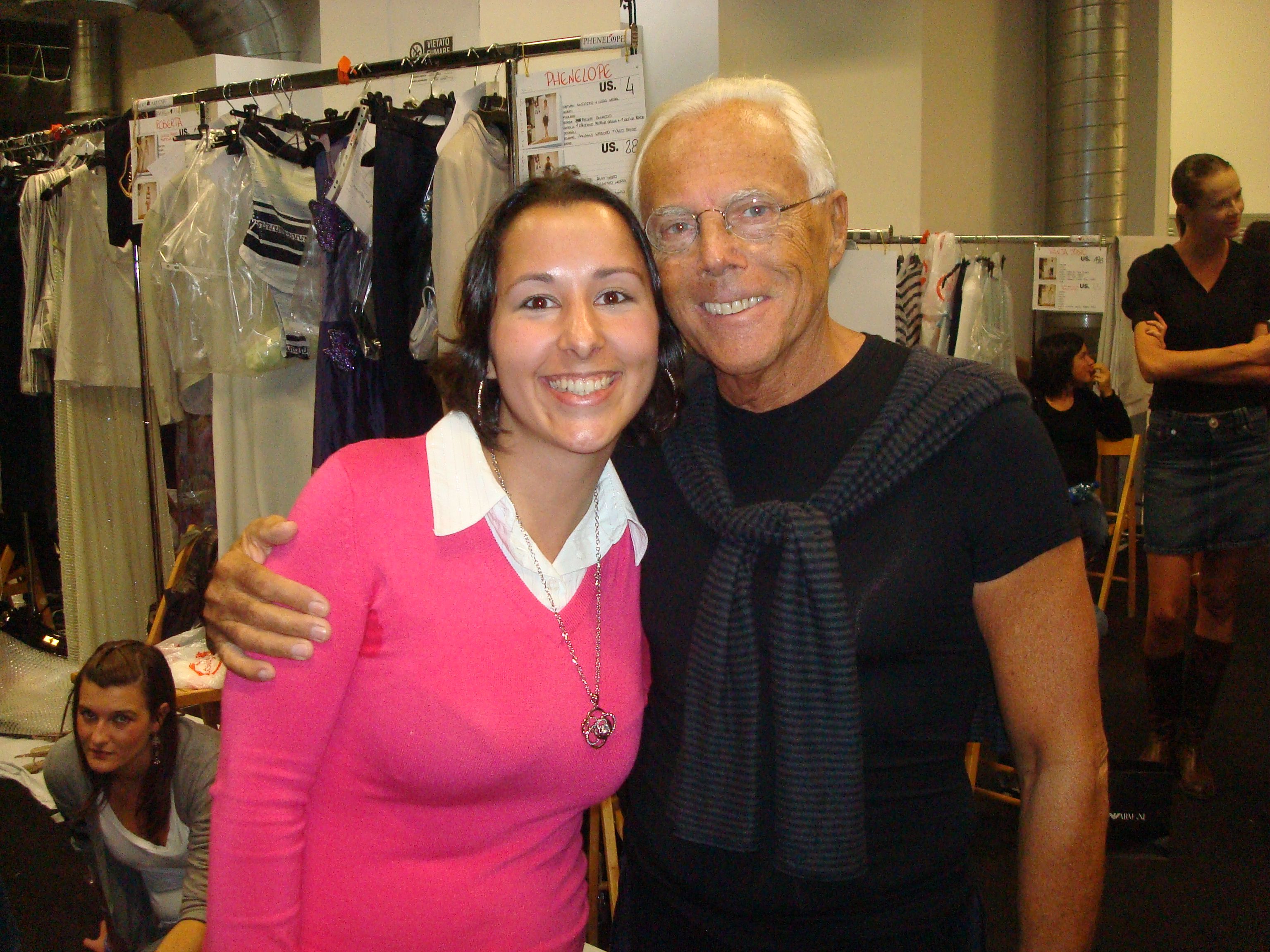 eu e giorgio armani.JPG