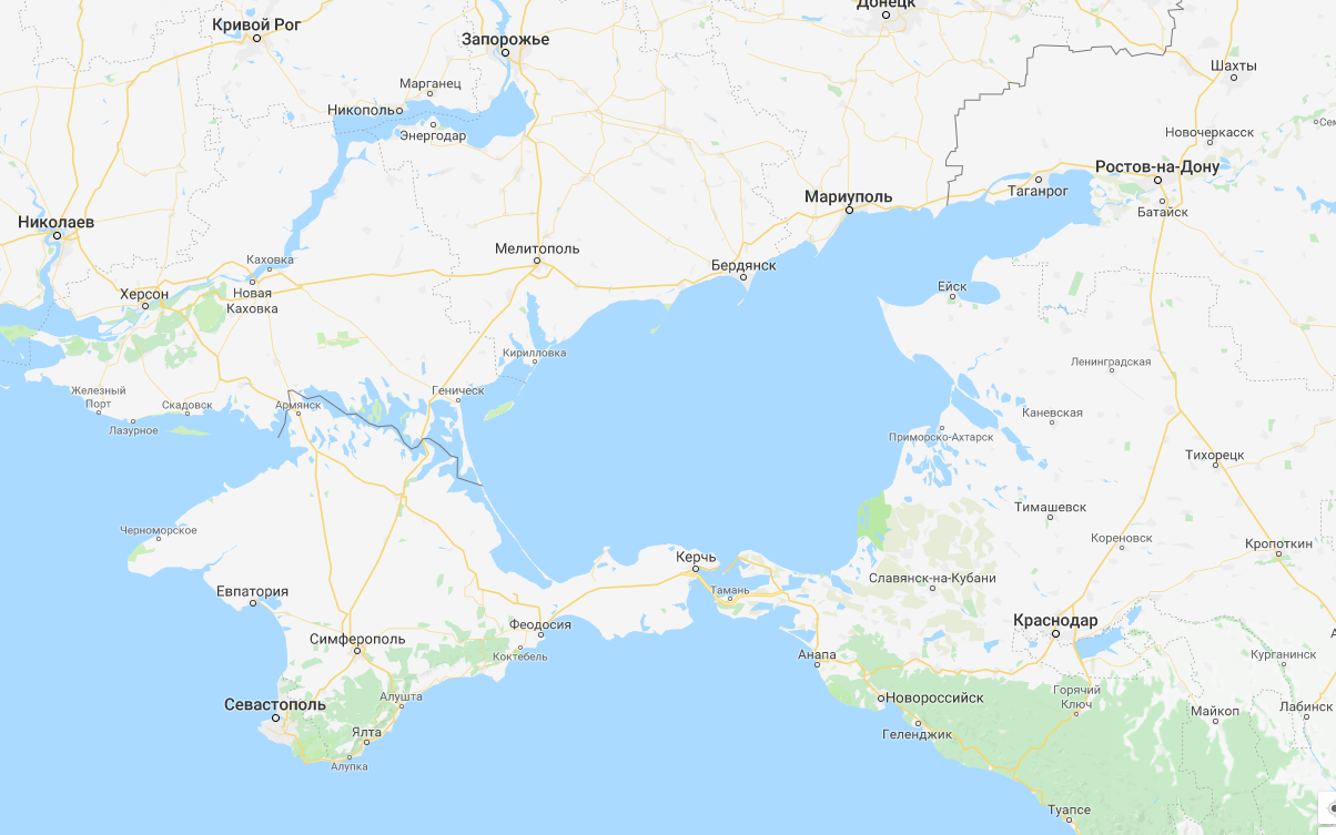 Ростов на дону карта море
