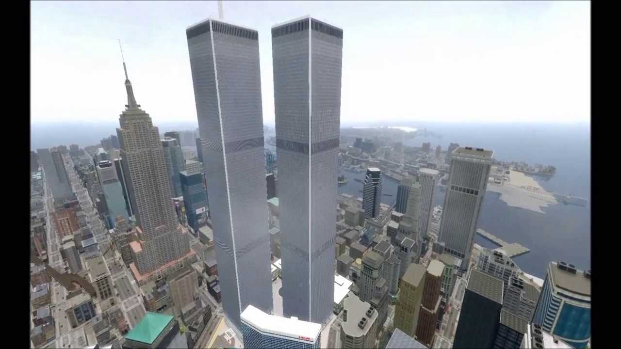 Пять башен. ГТА 4 башни Близнецы. GTA 4 Twin Towers. Всемирный торговый центр в ГТА 4. GTA 5 WTC.