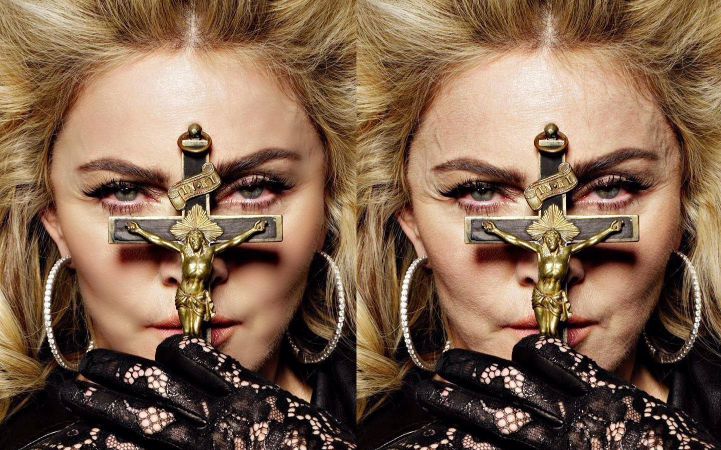 Мадонна на кресте фото