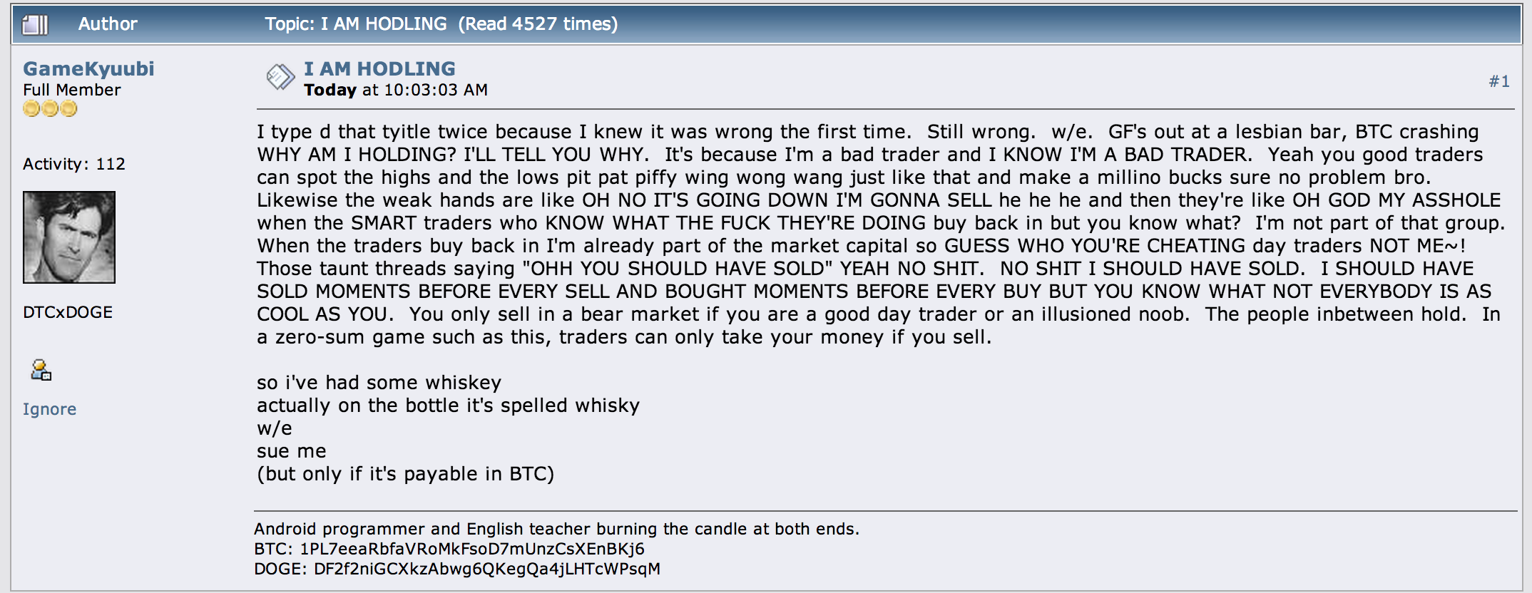 What the hell does HODL, FOMO and FUD mean? — Steemit