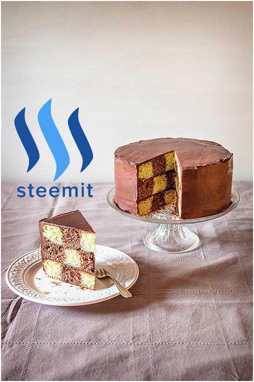 Domino cake (^o^) Chess cake - Totar Domino o Tambien llamada Torta Ajedrez!  — Steemit