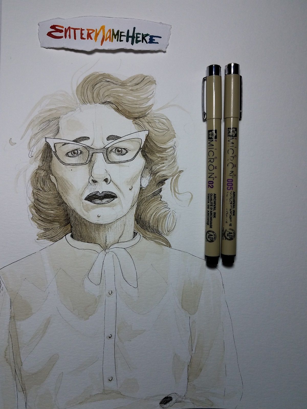 enternamehere-steemit-amscribbles-day12-portrait-woman-glasses-sepia-pen.jpg