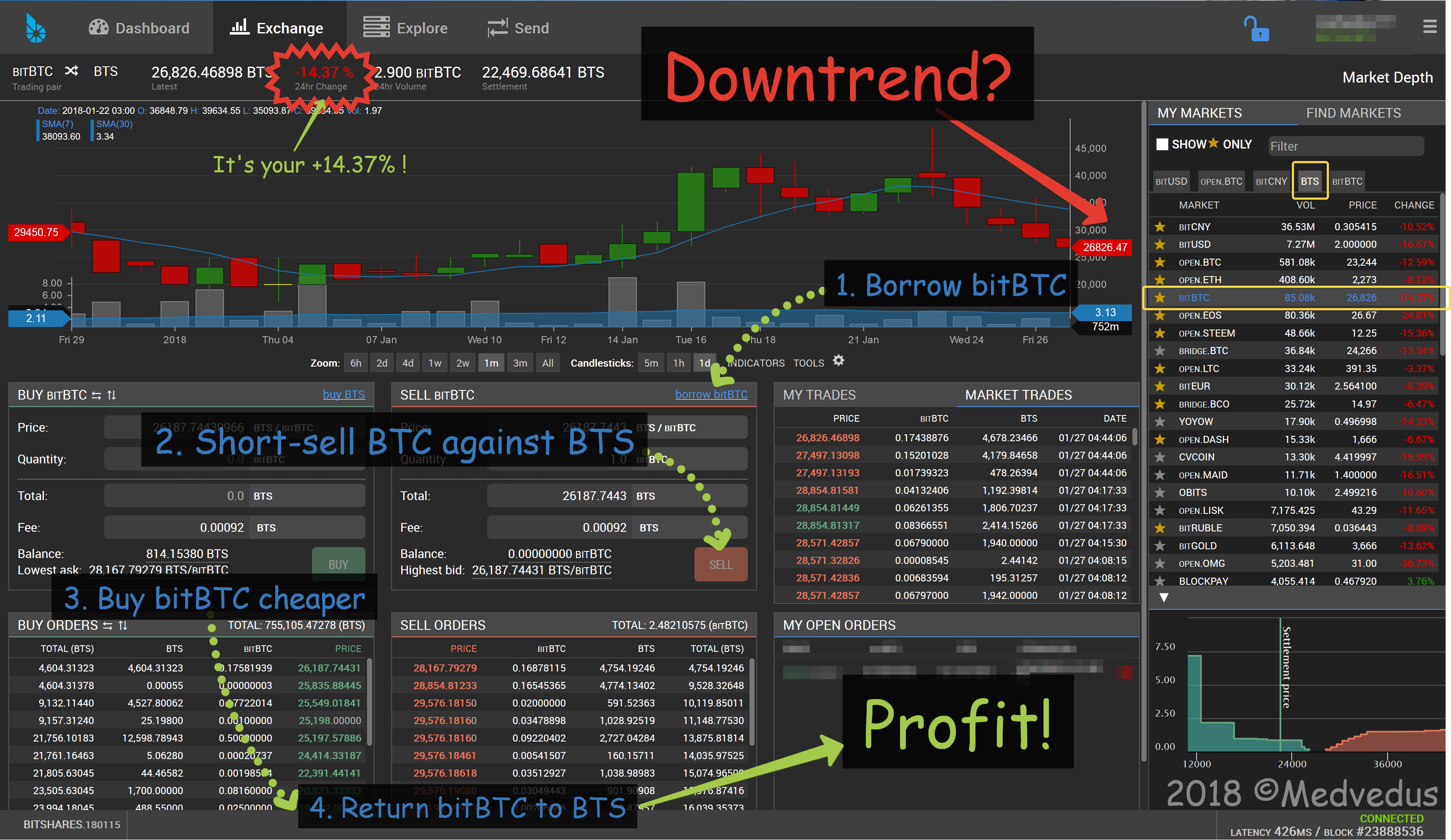 How To Earn Profit From A Falling Bitcoin Detailed Instruct!   ions - 