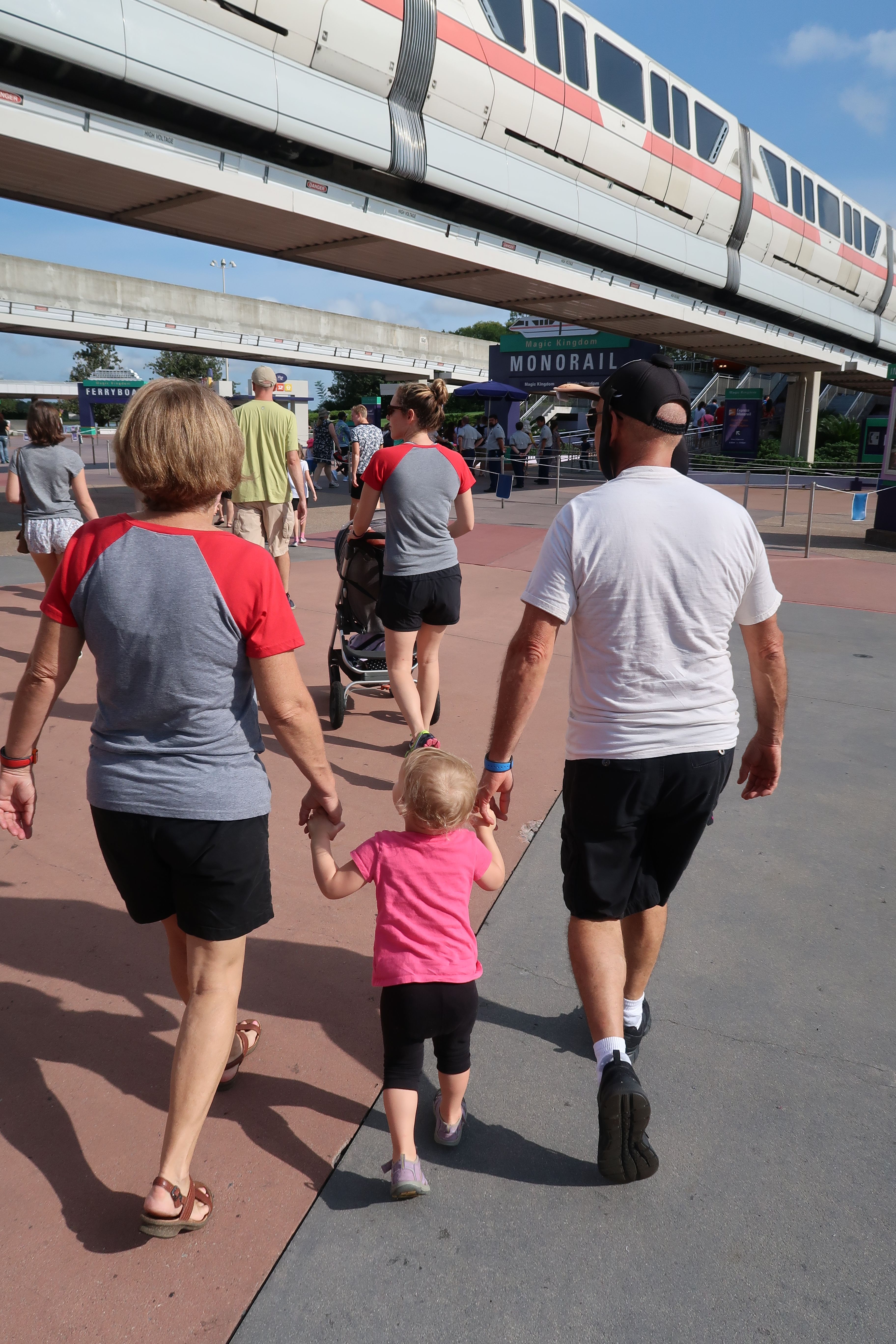 Entering Monorail at Magic Kingdom theme park at Walt Disney World Resort.JPG