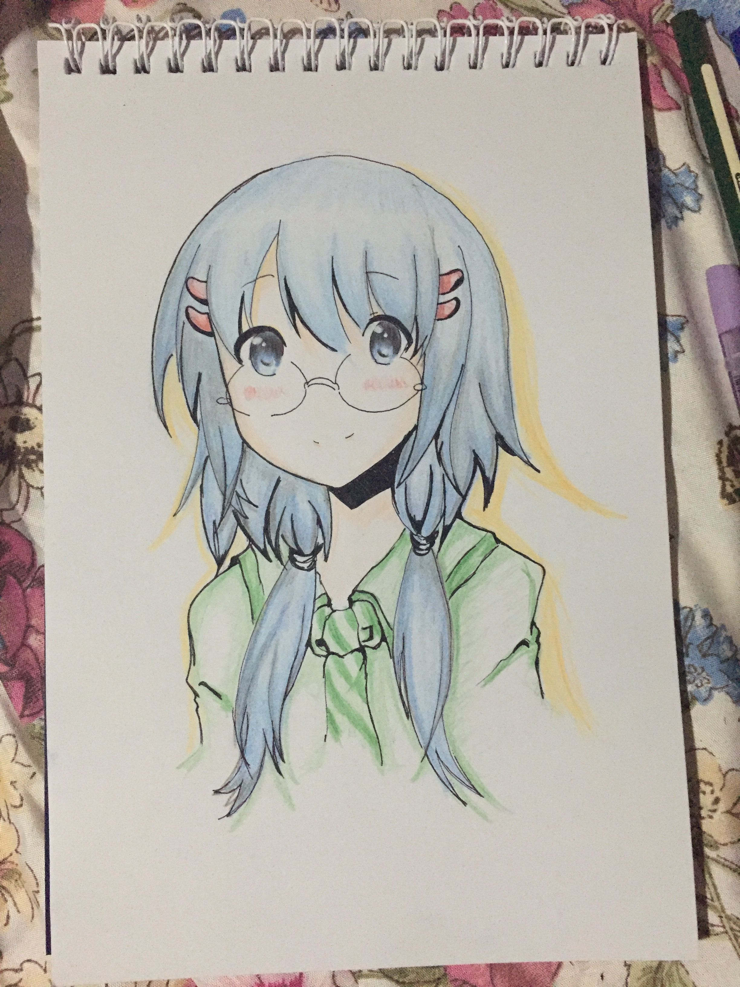 Coloring Hair with Colored Pencils | Anime Art Amino