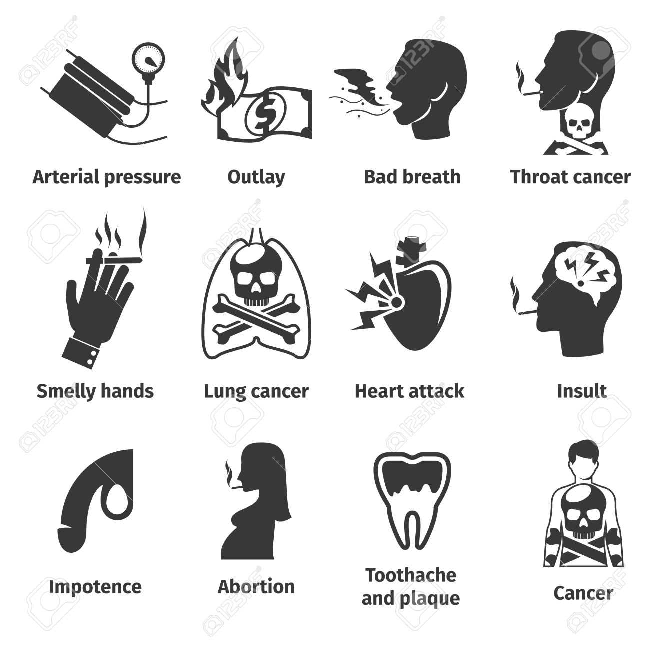 50194066-Dangers-of-smoking-icons-Toothache-and-plaque-abortion-and-impotence-insult-and-attack-heart-hand-sm-Stock-Vector.jpg