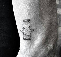 Tiny Hourglass Tattoo — Steemit