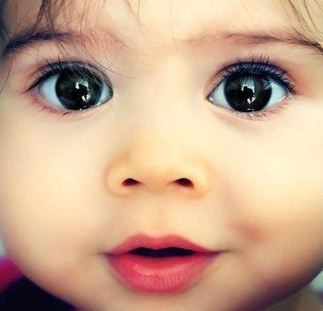 Image of cute babies eyes