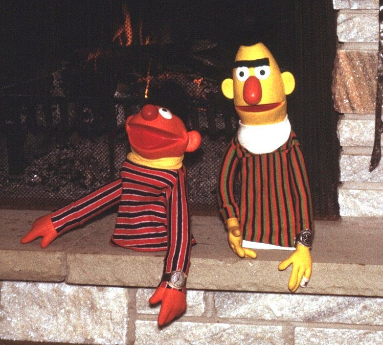 Bert and ernie hand hot sale puppets