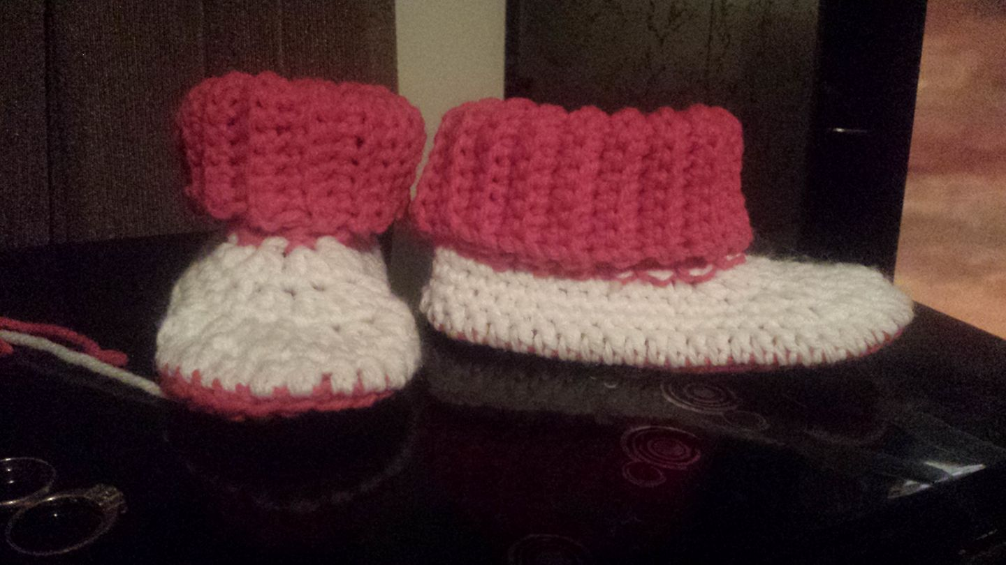 crochet booties for 2 year old