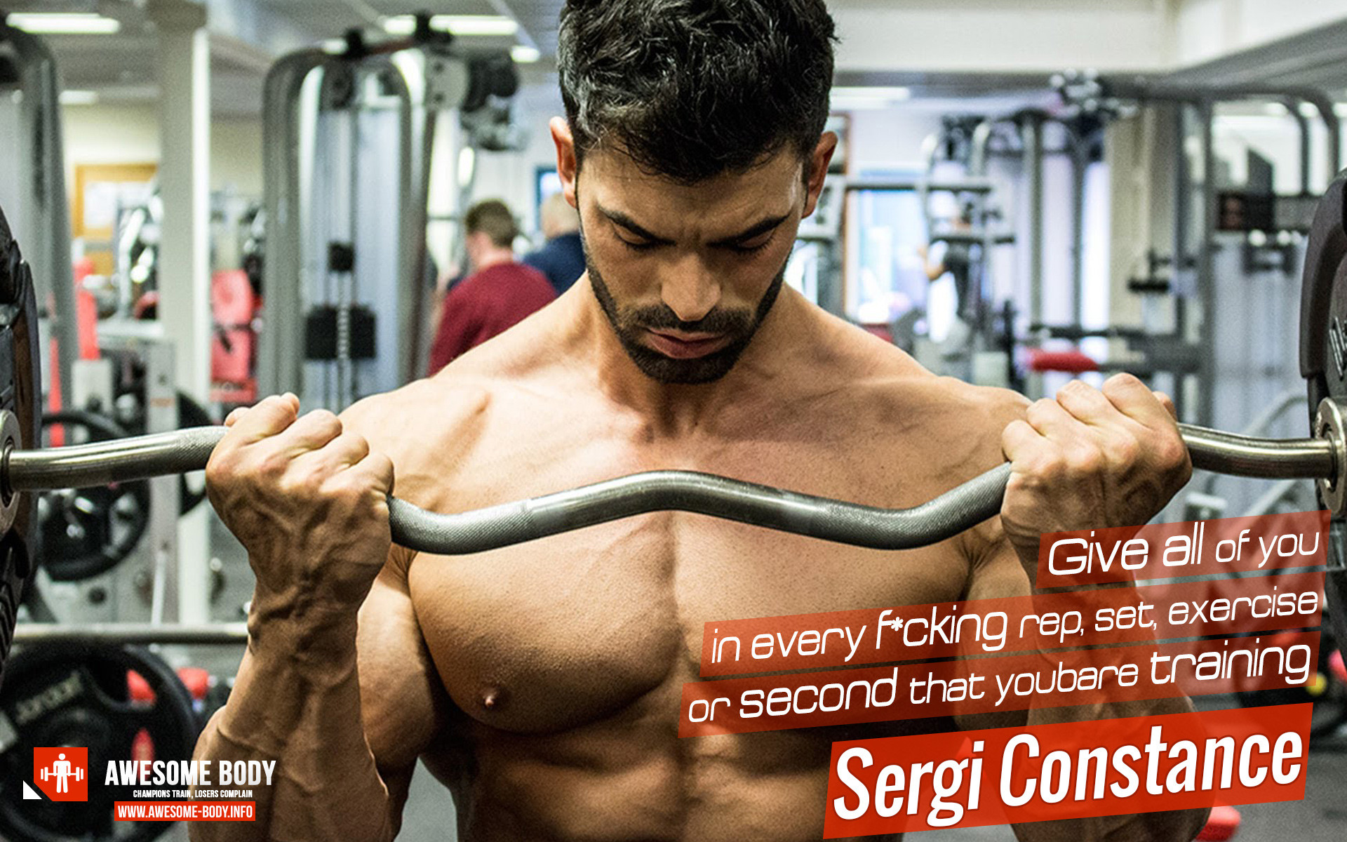 Sergi Constance Motivation Wallpaper - Awesome Body Club - Bodybuilding  Posters — Steemit