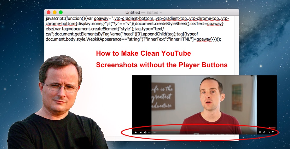 How To Make Clean Youtube Screenshots Without The Player Buttons Steemit