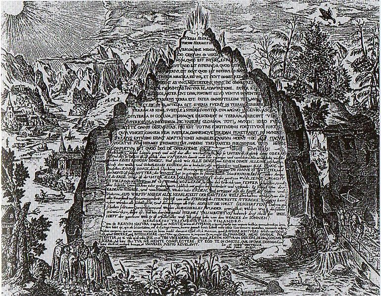 The Emerald Tablet by Heinrich Kunrath