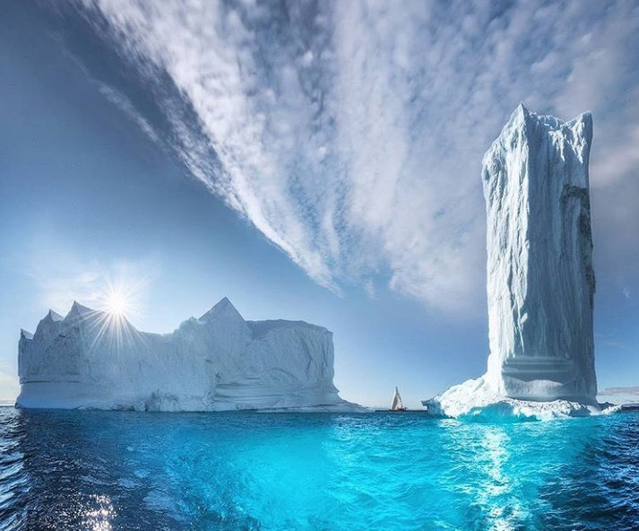 This is the scale and fragility of man versus nature in Greenland. — Steemit