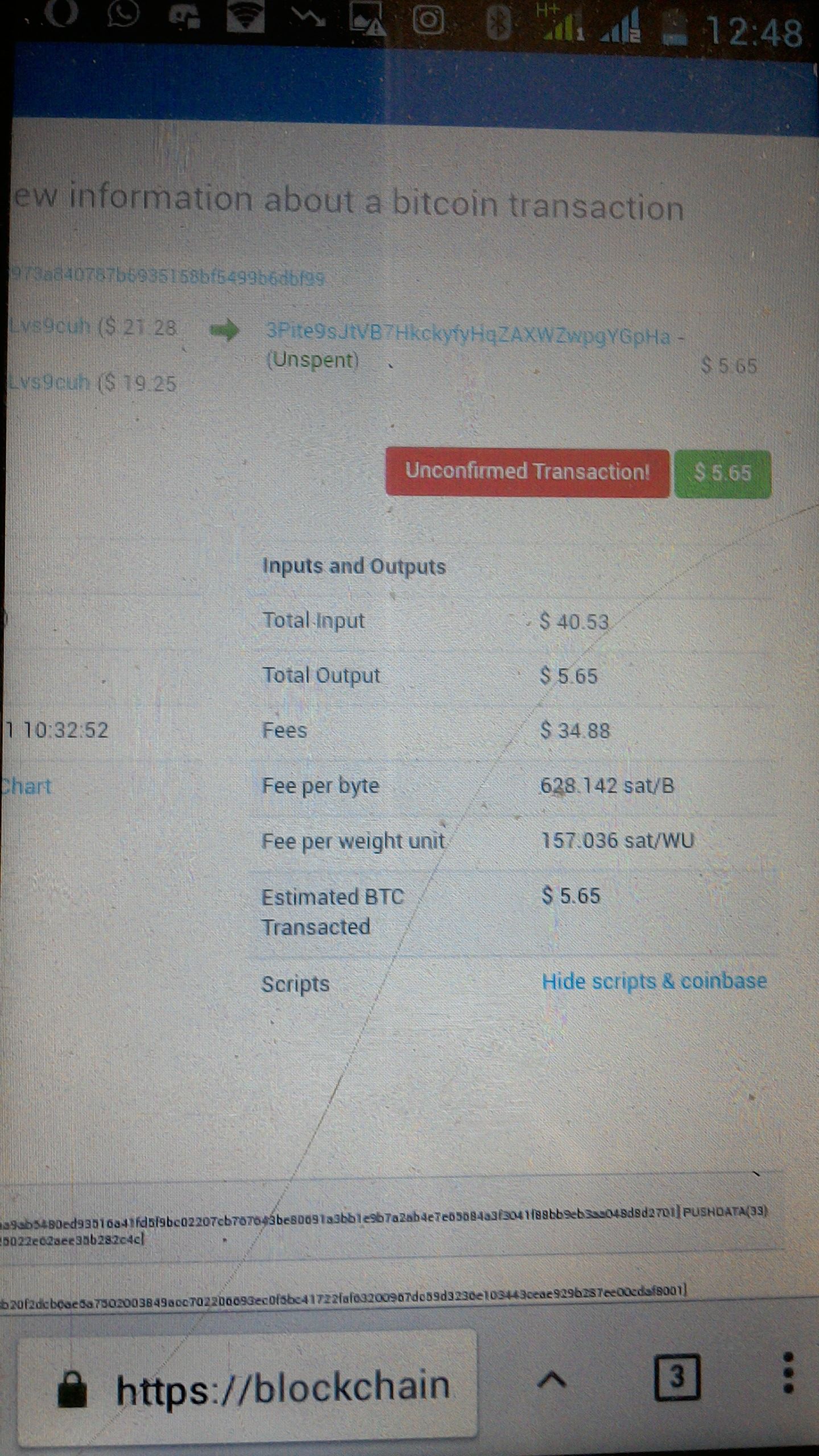 BE CAREFUL WITH BTC TRANSACTIONS: I LOST $35 TO BTC BLOCKCHAIN TRANSACTION  FEE THIS MORNING — Steemit