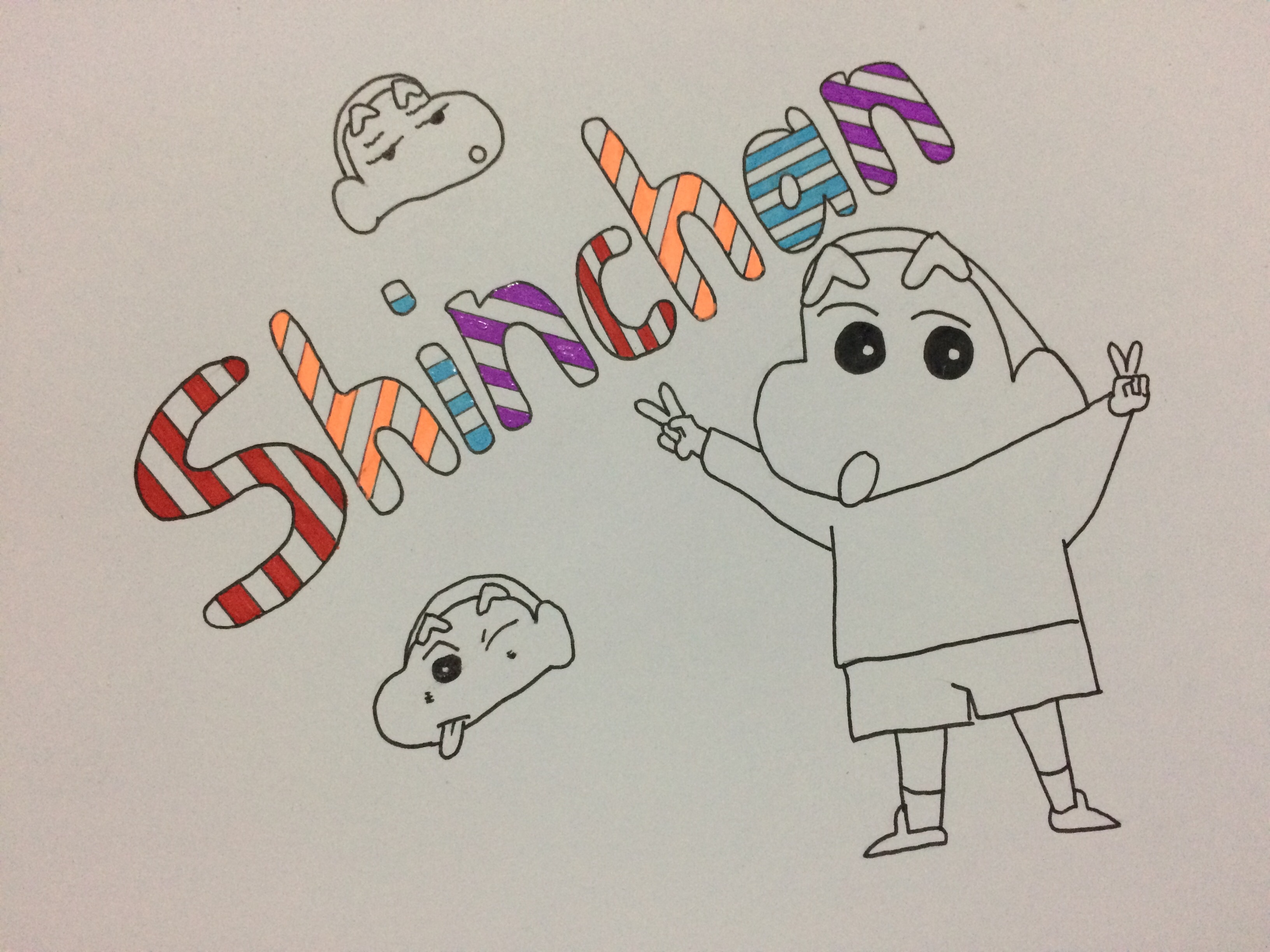 How to draw Ninja Shinchan and his Friends HD wallpaper | Pxfuel
