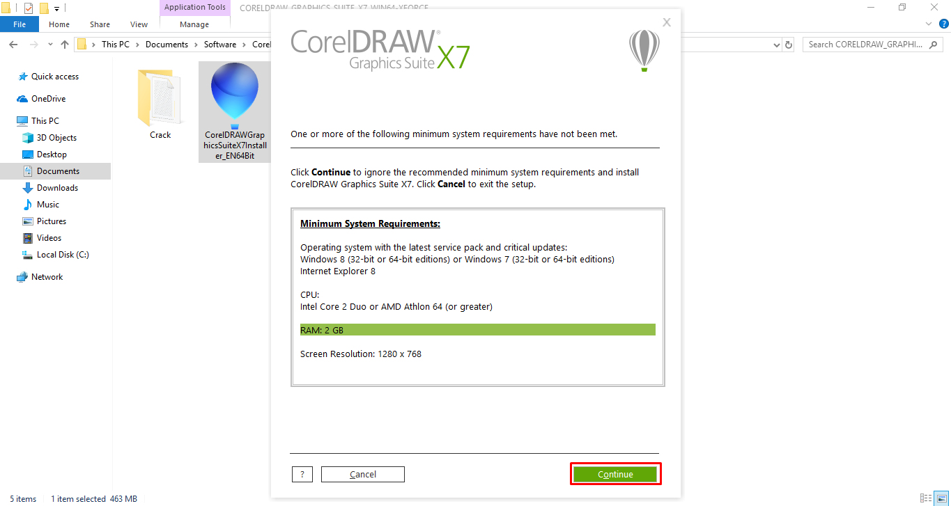 how to crack coreldraw x7 for life