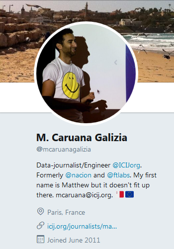 M. Caruana Galizia   mcaruanagalizia    Twitter.png